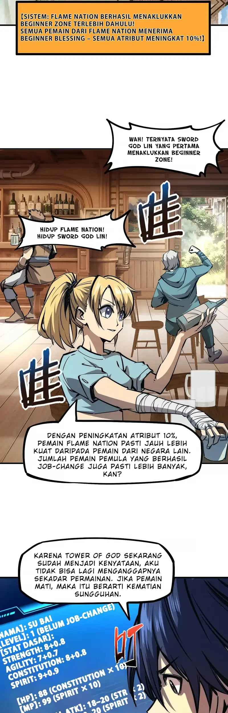 All People Scramble for the Tower, I Cleared 999 Floors in Advance Chapter 1 Gambar 41