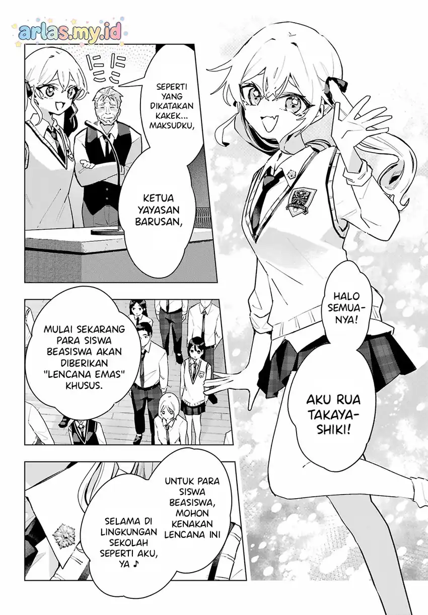 Anta to Osananajimitte dake demo Iyananoni! ~Zekkou kara Hajimaru S-kyuu Bishoujo to no Gakuen Nariagari Seikatsu~ Chapter 11 Gambar 13