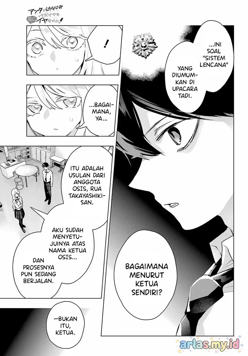 Anta to Osananajimitte dake demo Iyananoni! ~Zekkou kara Hajimaru S-kyuu Bishoujo to no Gakuen Nariagari Seikatsu~ Chapter 11 Gambar 26