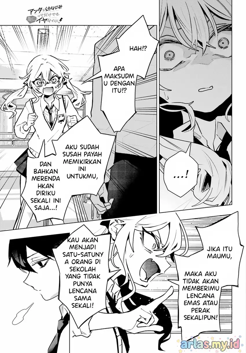 Anta to Osananajimitte dake demo Iyananoni! ~Zekkou kara Hajimaru S-kyuu Bishoujo to no Gakuen Nariagari Seikatsu~ Chapter 12 Gambar 10