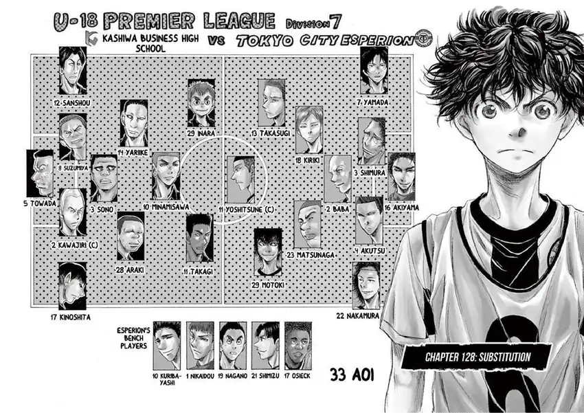 Ao Ashi Chapter 128 Gambar 3