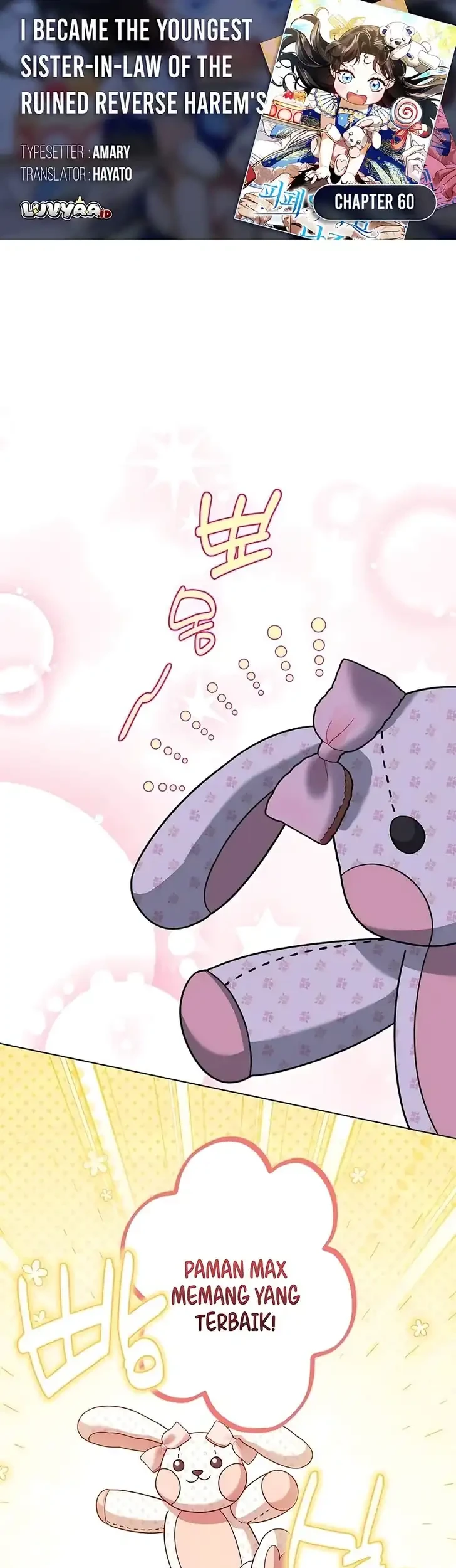 Komik Became the youngest Sister-in-Law of the Ruined Harem Male Leads Chapter 60 gambar 1