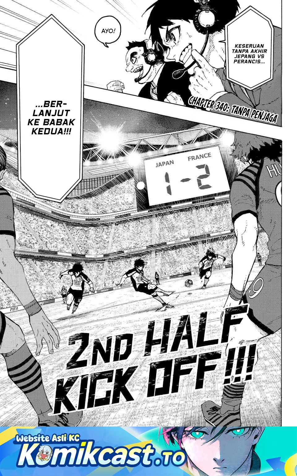 Manga Blue Lock Chapter 340 gambar 2