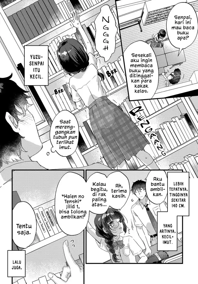 Chiisakute Kawaii Bungeibu no Chiteki na Senpai o, Hiza no Ue ni Nosetara Mainichi Suwattekuru you ni natta Chapter 1 Gambar 4