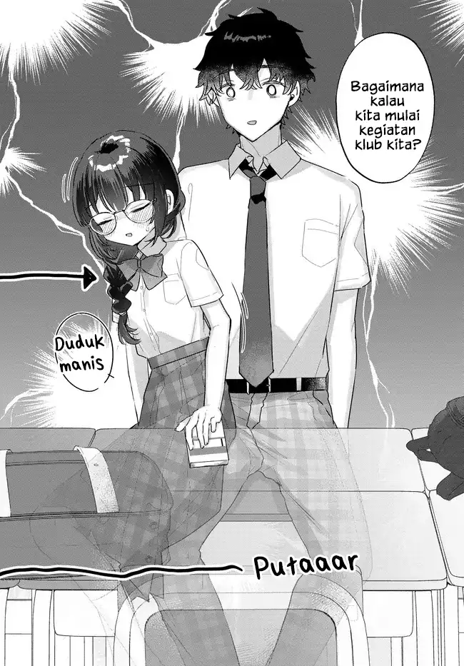 Chiisakute Kawaii Bungeibu no Chiteki na Senpai o, Hiza no Ue ni Nosetara Mainichi Suwattekuru you ni natta Chapter 2.1 Gambar 8