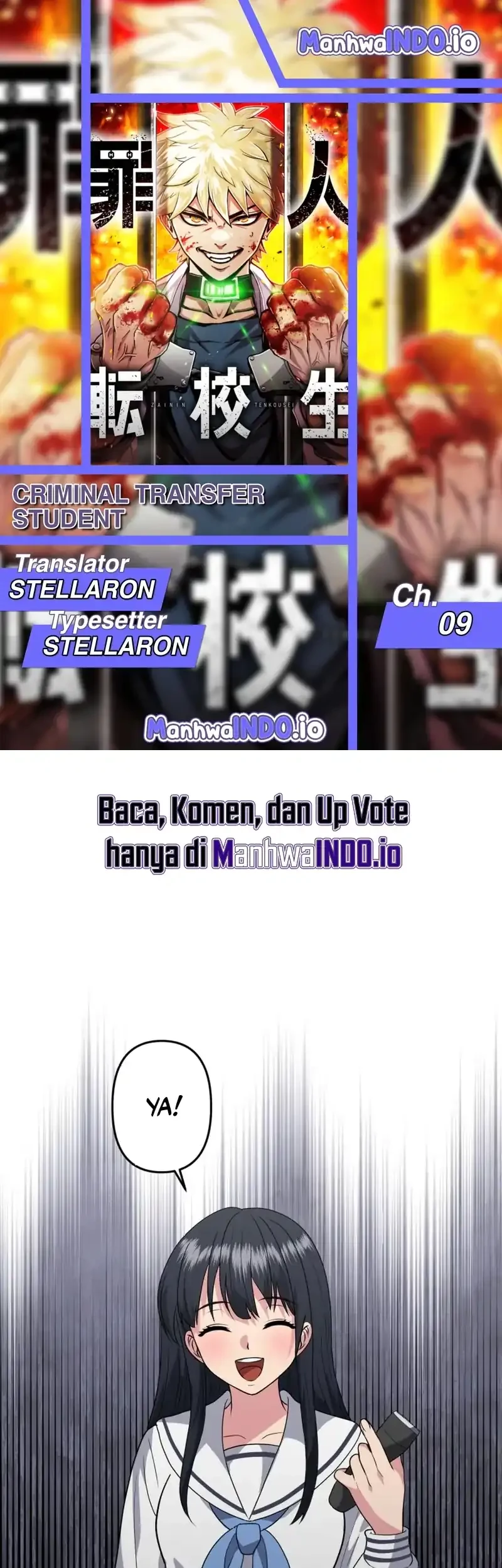 Komik Criminal Transfer Student Chapter 9 gambar 1