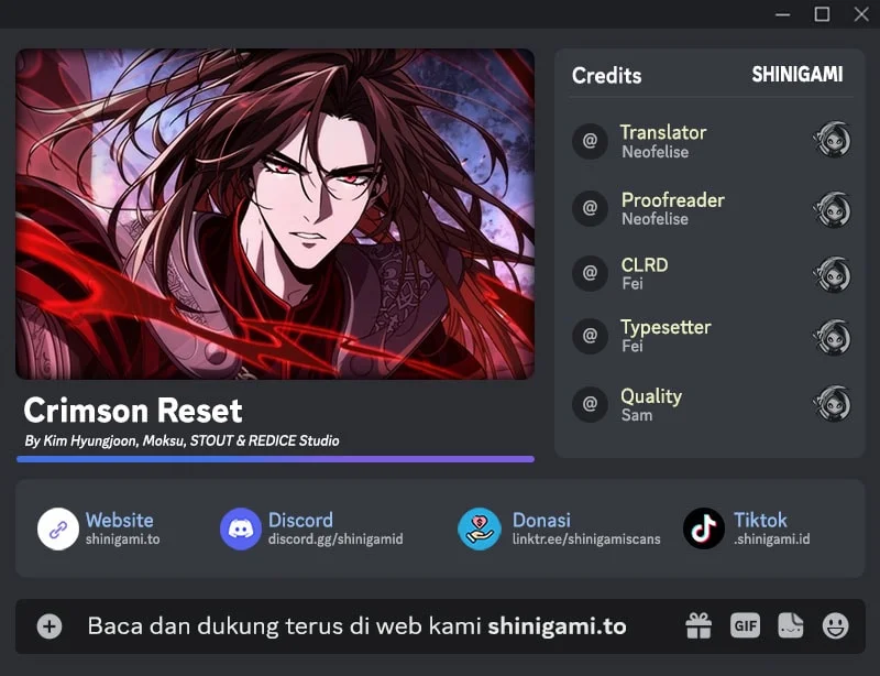Komik Crimson Reset Chapter 36 gambar 1