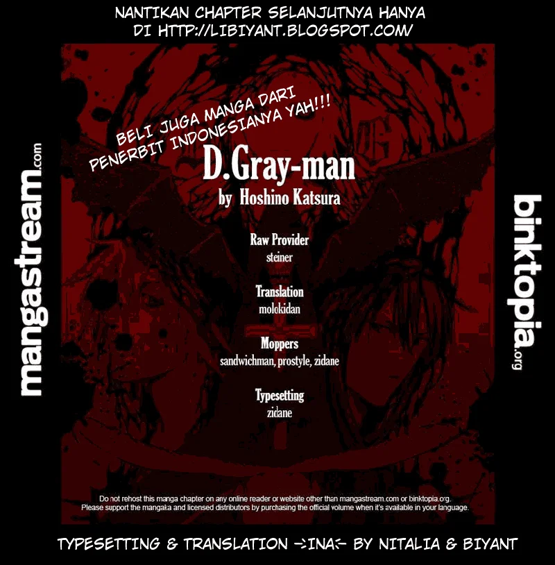 D Gray Man Chapter 199 Gambar 29