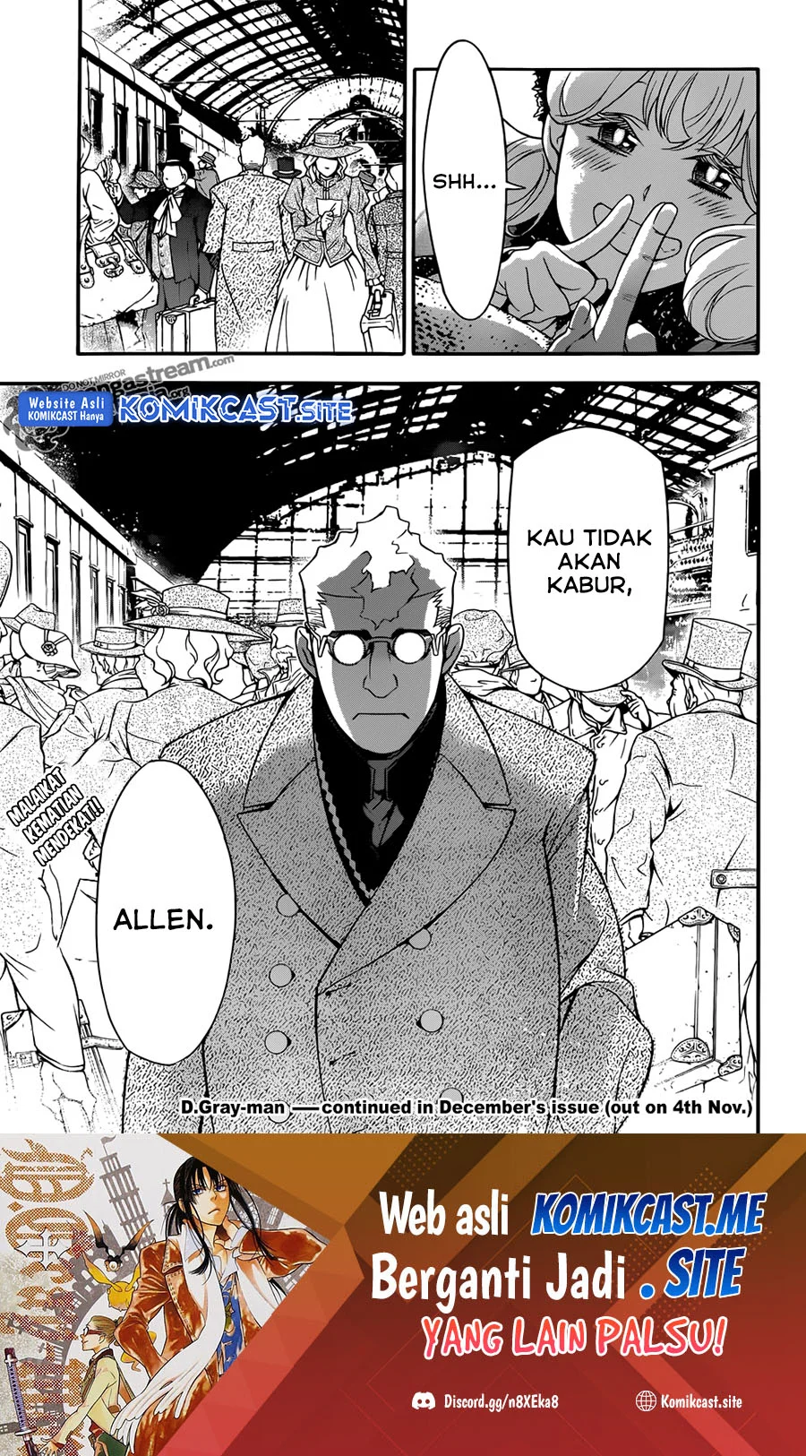 D Gray Man Chapter 208 Gambar 31