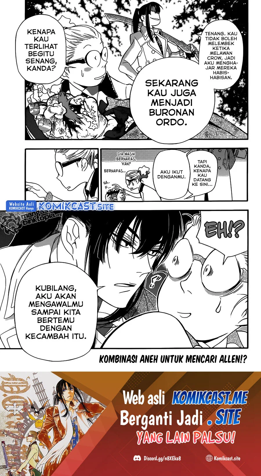 D Gray Man Chapter 209 Gambar 16