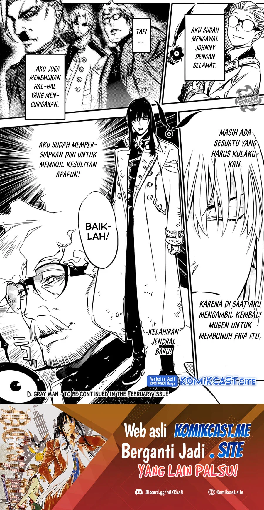 D Gray Man Chapter 217 Gambar 32
