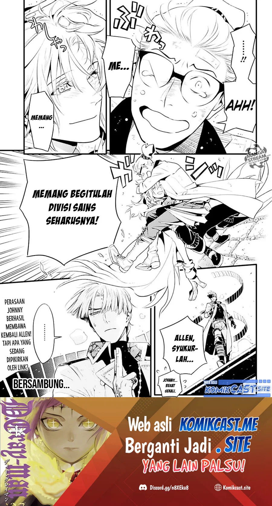 D Gray Man Chapter 225 Gambar 34