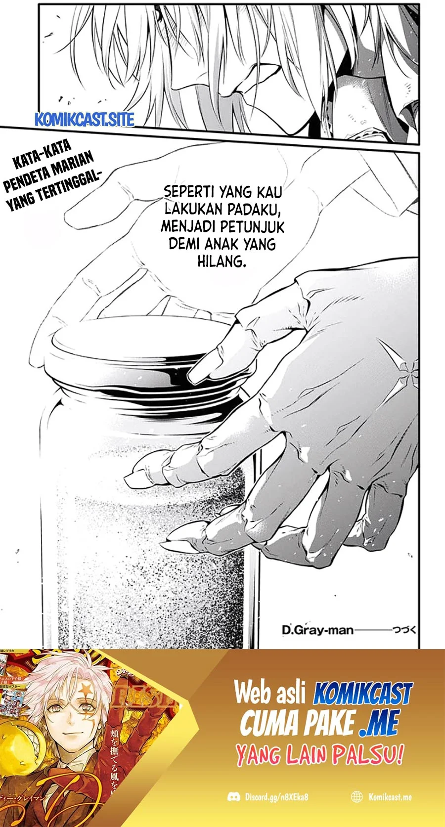 D Gray Man Chapter 228 Gambar 12