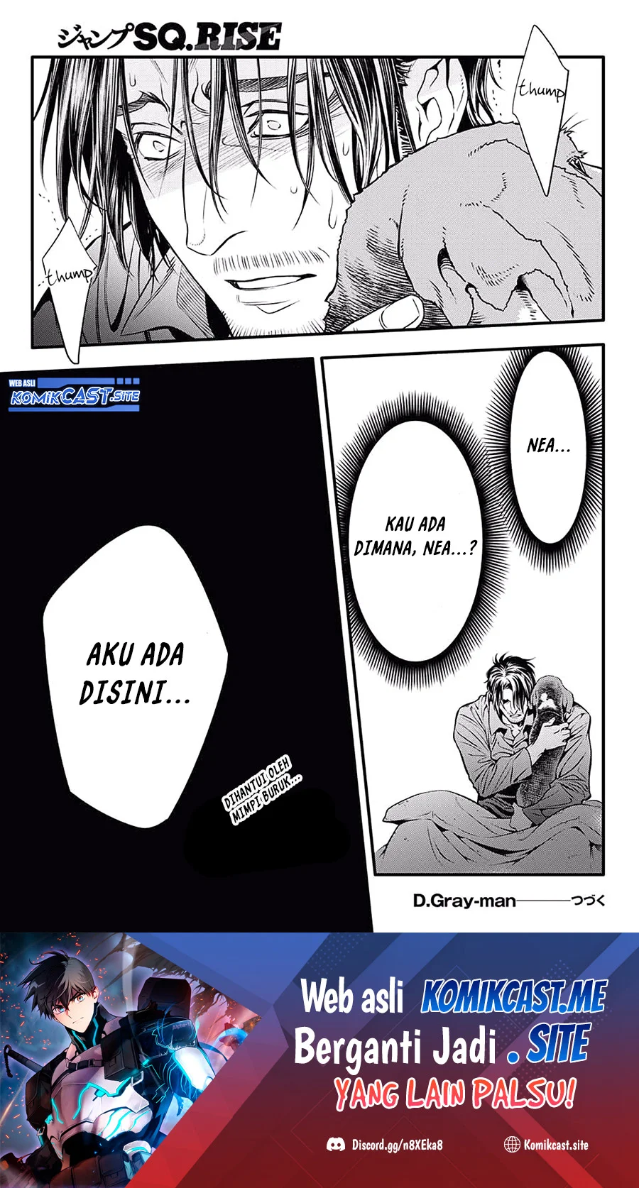 D Gray Man Chapter 233 Gambar 37