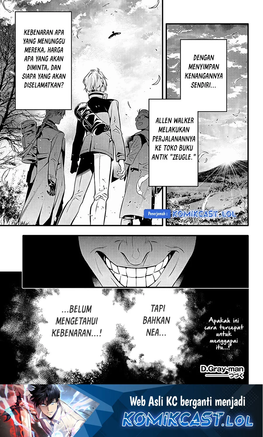 D Gray Man Chapter 249 Gambar 28