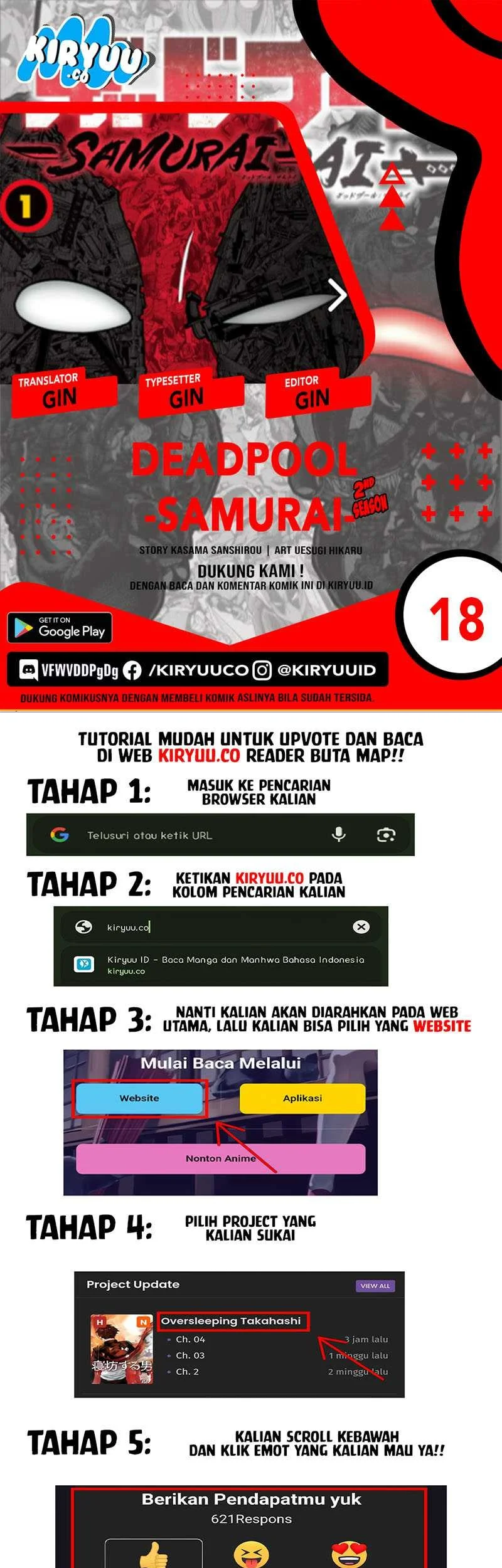 Komik Deadpool: Samurai Chapter 18 gambar 1