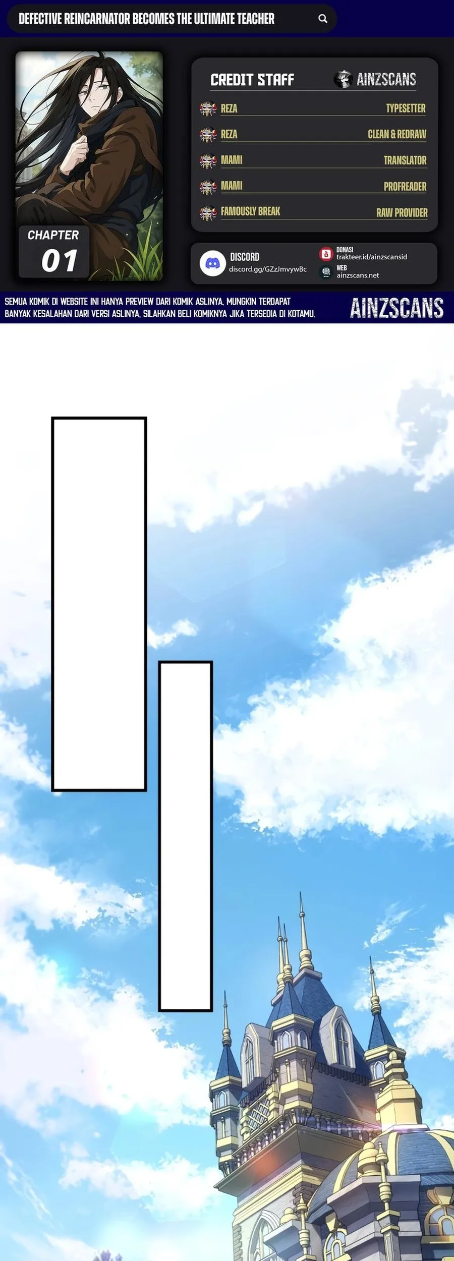 Komik Defective Reincarnator Becomes The Ultimate Teacher Chapter 1 gambar 1