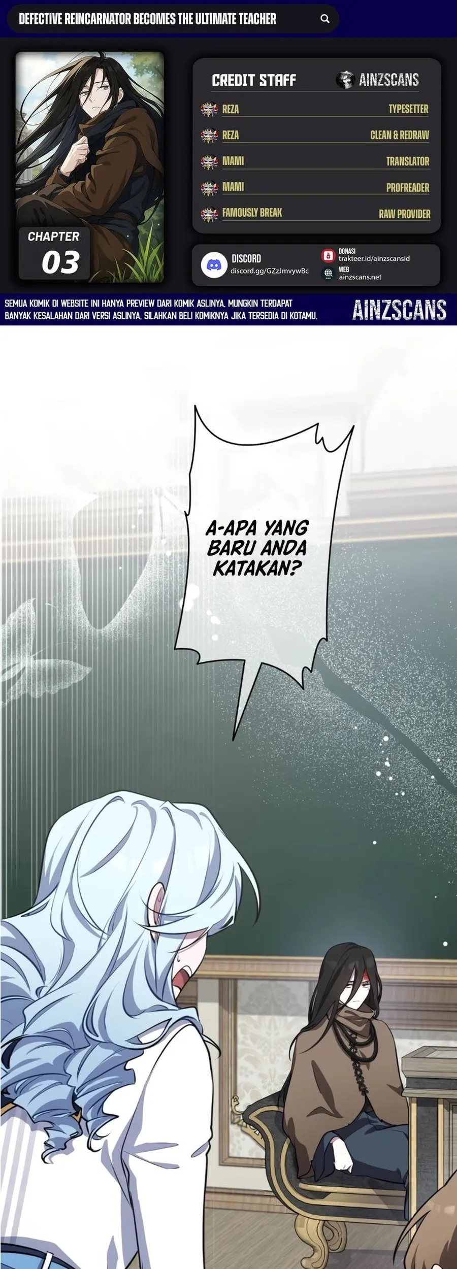 Komik Defective Reincarnator Becomes The Ultimate Teacher Chapter 3 gambar 1