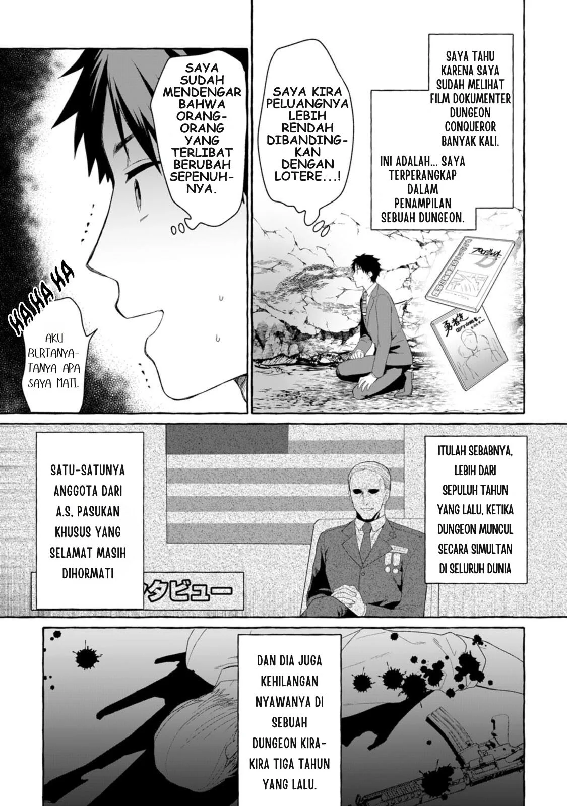 Dungeon no Aru Sekai de Kashikoku Sukoyaka ni Ikiru Houhou Chapter 1 Gambar 11