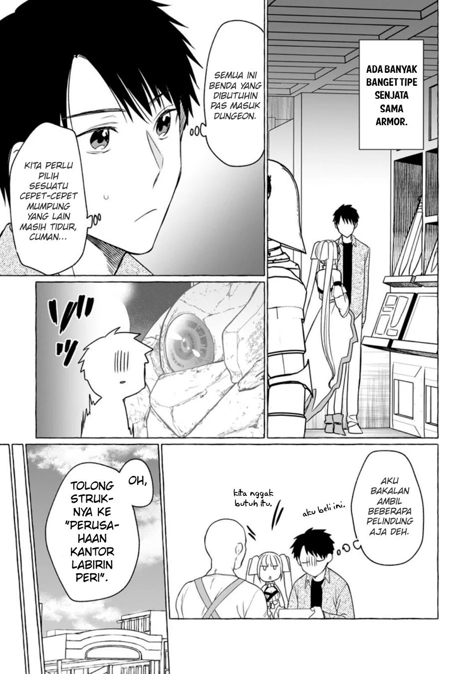 Dungeon no Aru Sekai de Kashikoku Sukoyaka ni Ikiru Houhou Chapter 6 Gambar 11