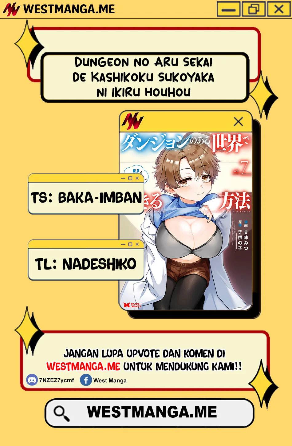 Manga Dungeon no Aru Sekai de Kashikoku Sukoyaka ni Ikiru Houhou Chapter 7 gambar 2