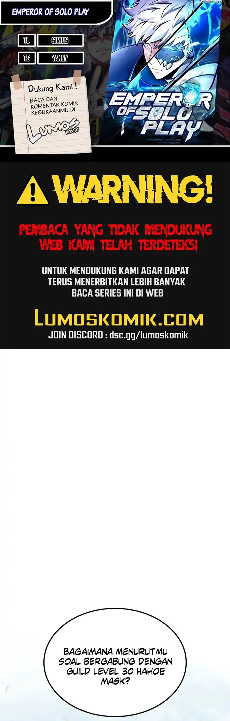 Komik Emperor Of Solo Play Chapter 58 gambar 1