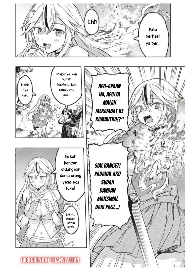 Gal to Dungeon to Shuukai Okure no Tansaku Eiyuutan ~Moto Legend Ima wa Wakeari tei Rank Tansakushana Ore ga, S-Kyuu Gal ni Natsukare Makutte Ikusei wo Makase Sareta~ Chapter 6 Gambar 14