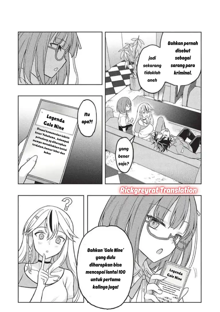 Gal to Dungeon to Shuukai Okure no Tansaku Eiyuutan ~Moto Legend Ima wa Wakeari tei Rank Tansakushana Ore ga, S-Kyuu Gal ni Natsukare Makutte Ikusei wo Makase Sareta~ Chapter 7 Gambar 24