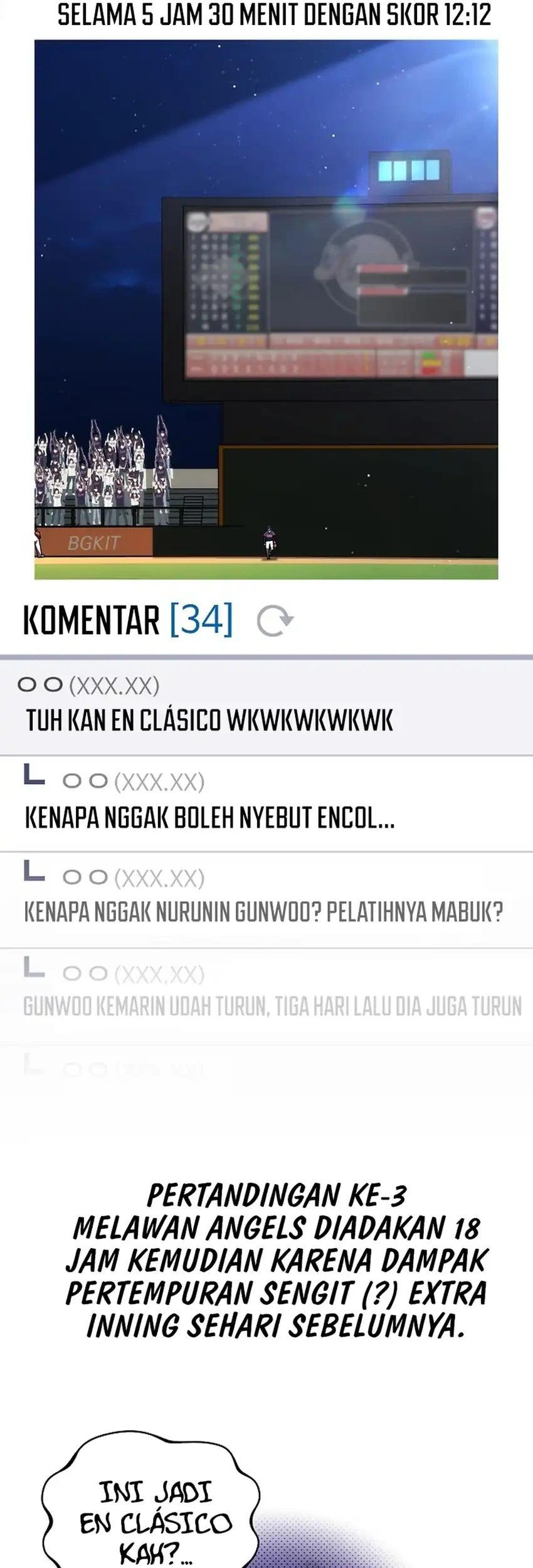 Genius Hitter Hits Fastball Chapter 110 Gambar 17