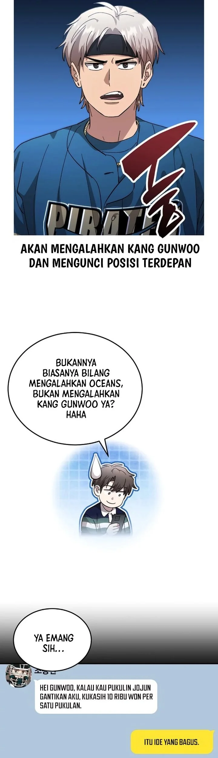 Genius Hitter Hits Fastball Chapter 111 Gambar 3