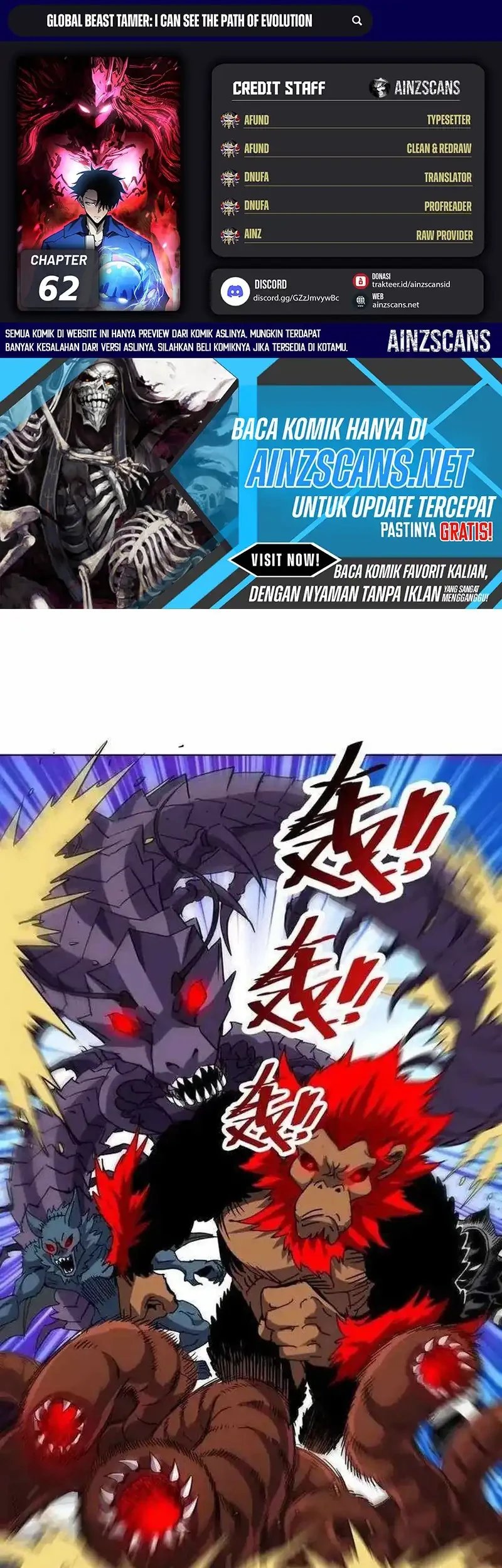 Komik Global Beast Tamer: I Can See the Path of Evolution Chapter 62 gambar 1