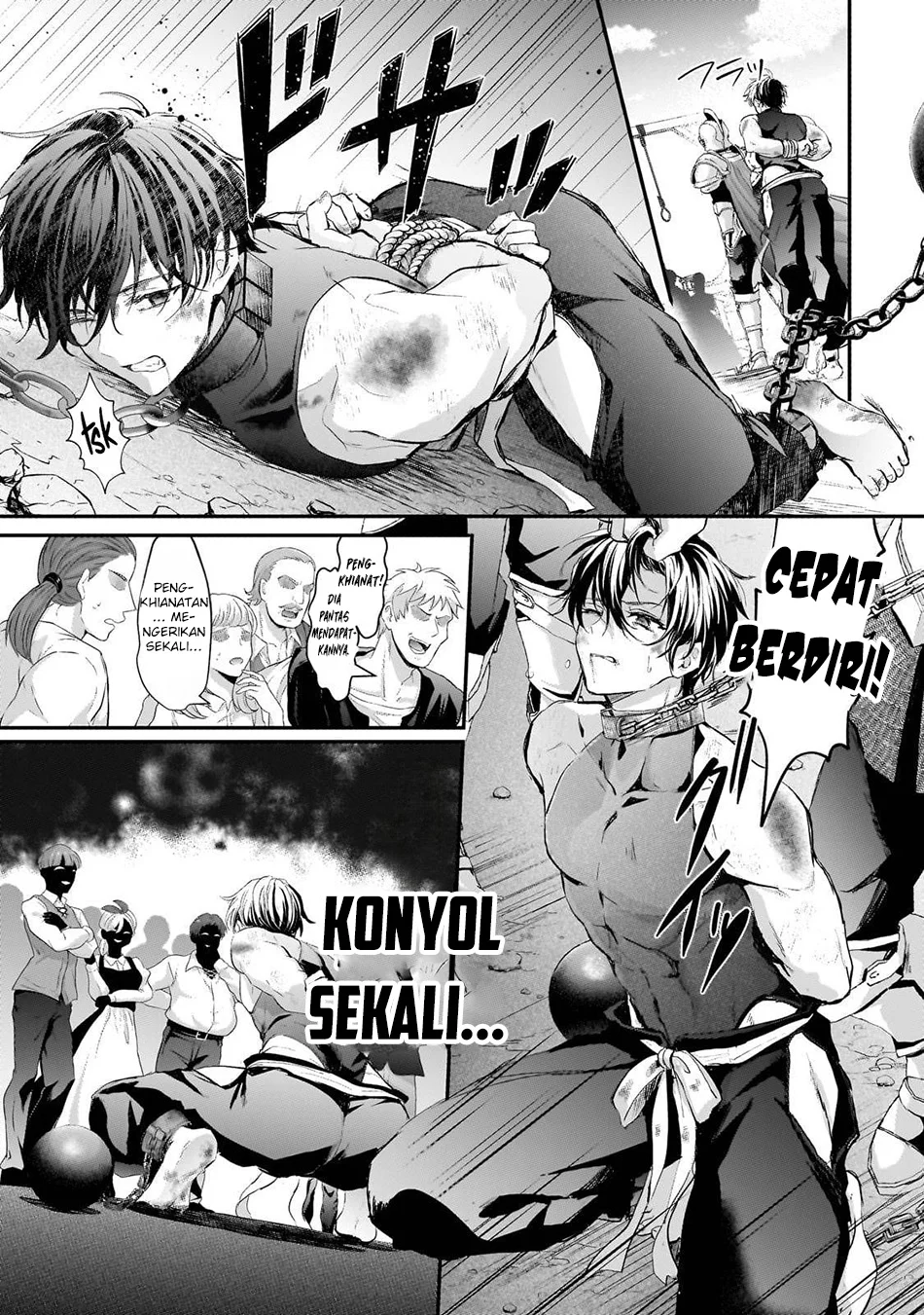 Hangyakusha to Shite Oukoku de Shokei Sareta Kakure Saikyou Kishi Chapter 1 Gambar 10