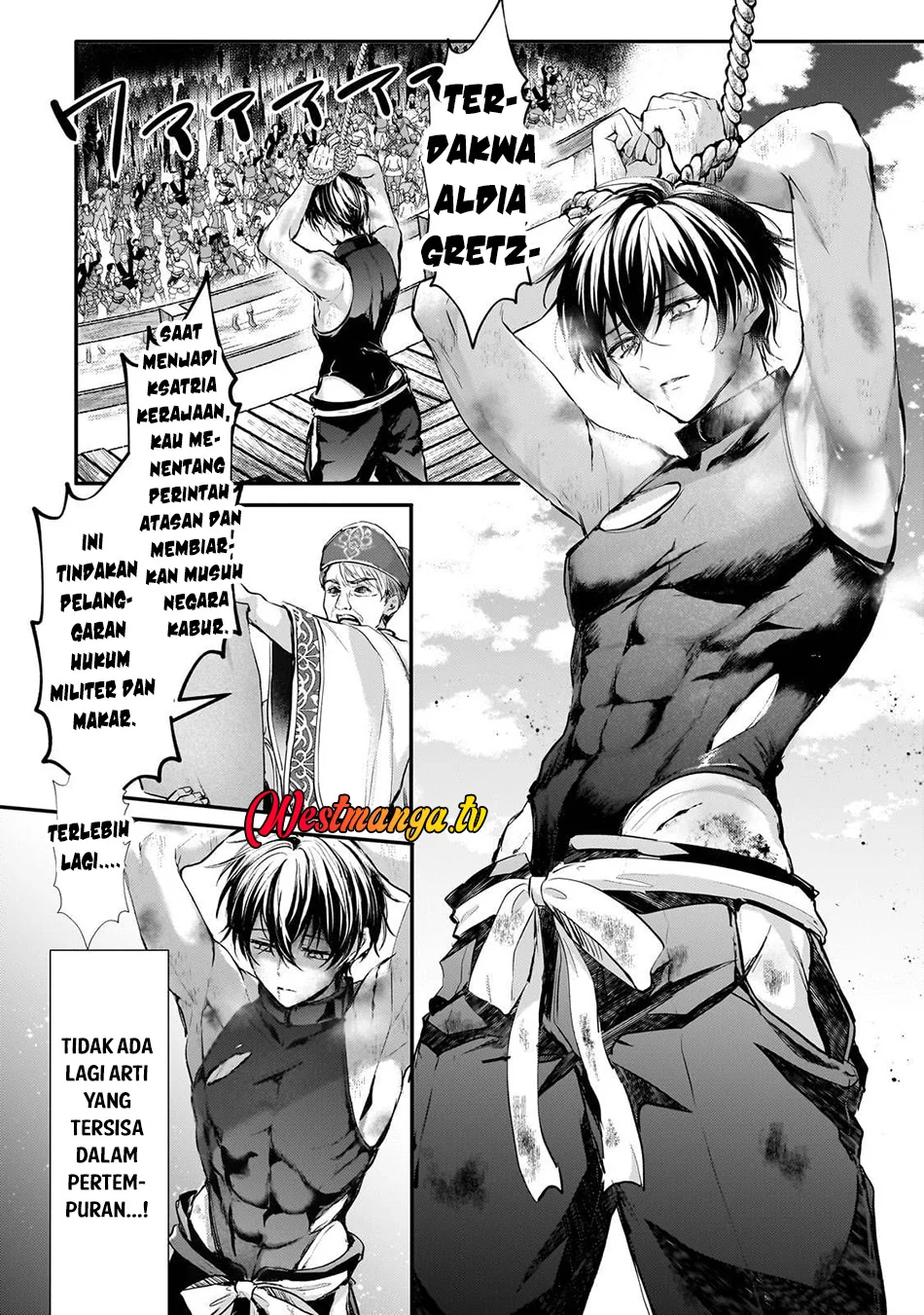 Hangyakusha to Shite Oukoku de Shokei Sareta Kakure Saikyou Kishi Chapter 1 Gambar 13