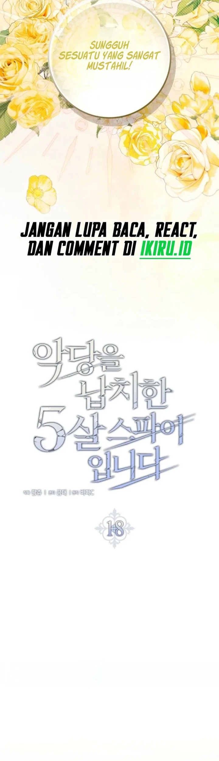 I Am the 5-Year-Old Spy Who Kidnapped the Villain Chapter 18 Gambar 25