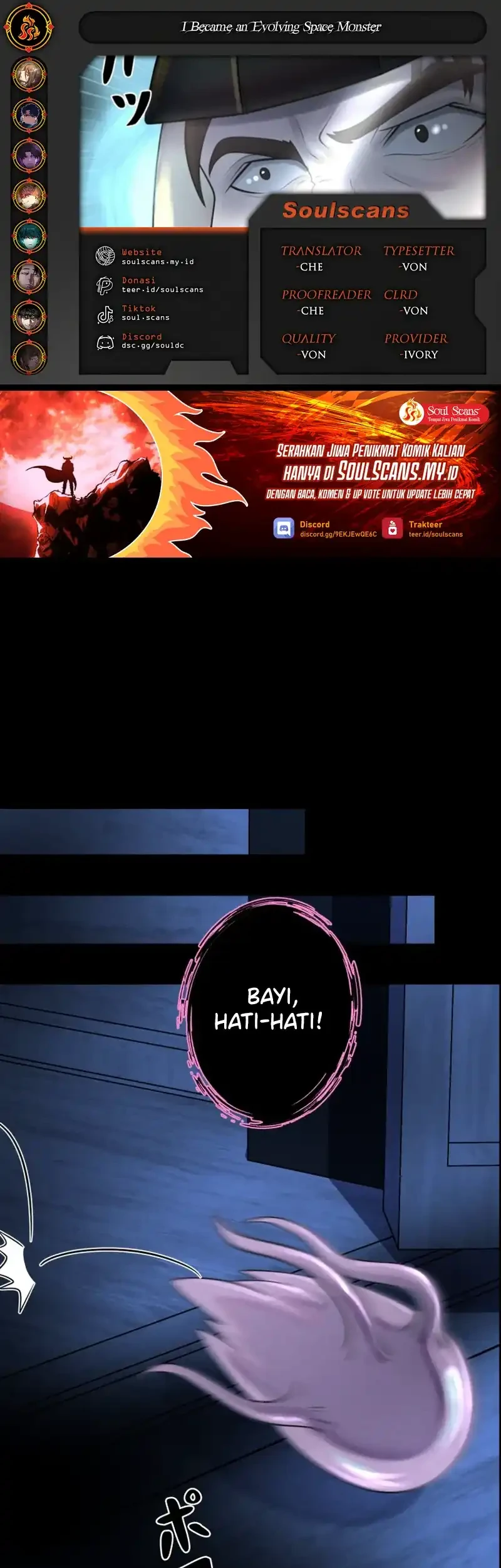 Komik I Became an Evolving Space Monster Chapter 46 gambar 1