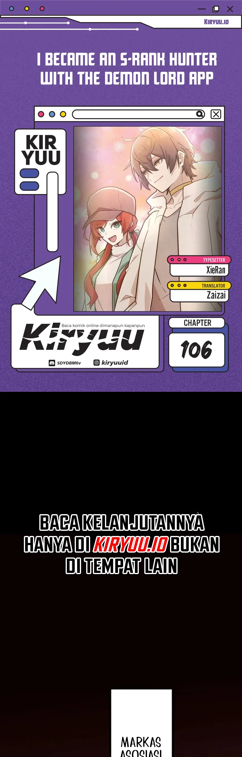 Komik I Became an S-Rank Hunter With the Demon Lord App Chapter 106 gambar 1