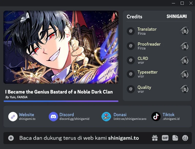 Komik I Became The Genius Bastard Of A Noble Dark Clan Chapter 50 gambar 1