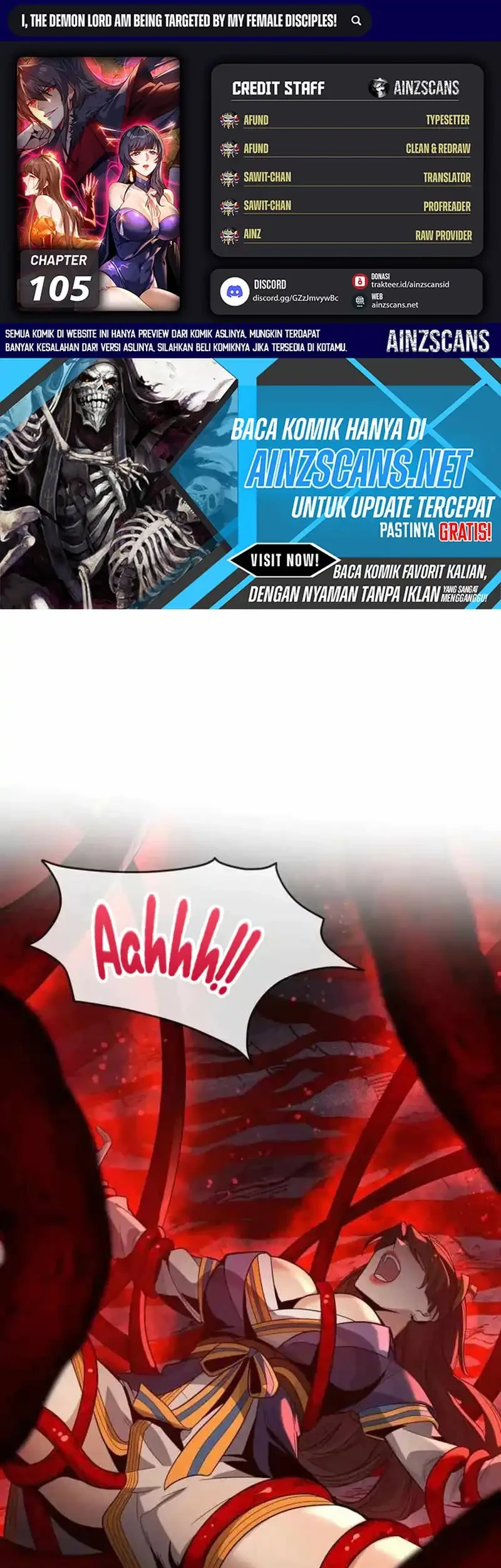 Komik I Love the Demon Lord So Much That Even My Female Disciples Want to Kill Me Chapter 105 gambar 1