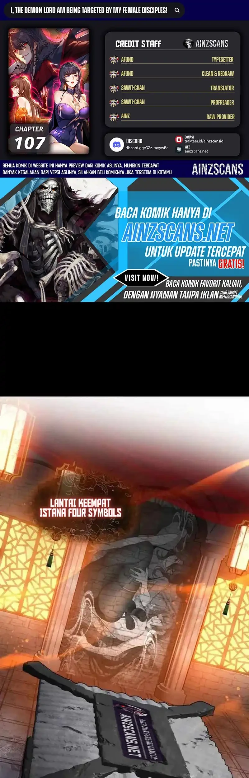 Komik I Love the Demon Lord So Much That Even My Female Disciples Want to Kill Me Chapter 107 gambar 1