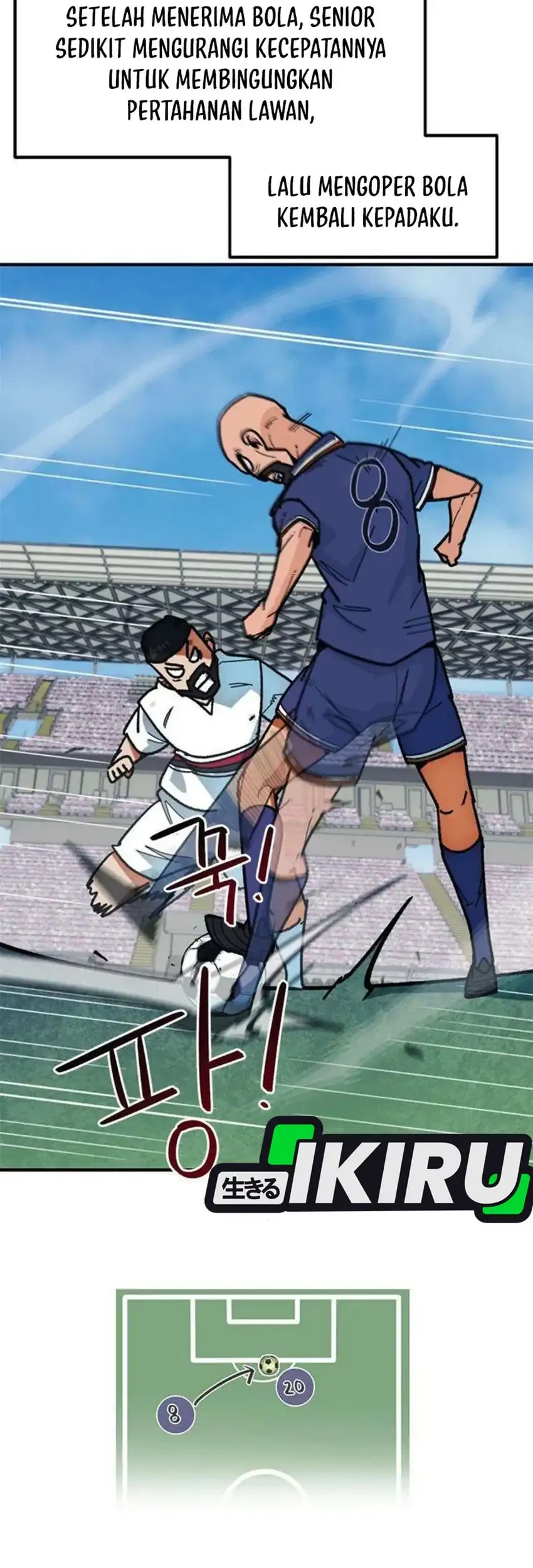 I’m Being Misunderstood as a Soccer Genius Chapter 65 Gambar 33