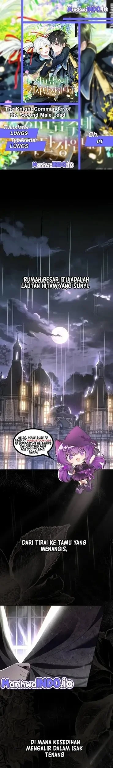 Komik I’m the Commander of the Second Male Lead’s Knights Chapter 1 gambar 1