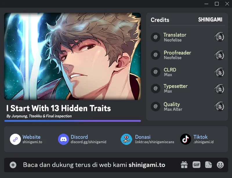 Komik I Start With 13 Hidden Traits Chapter 25 gambar 1