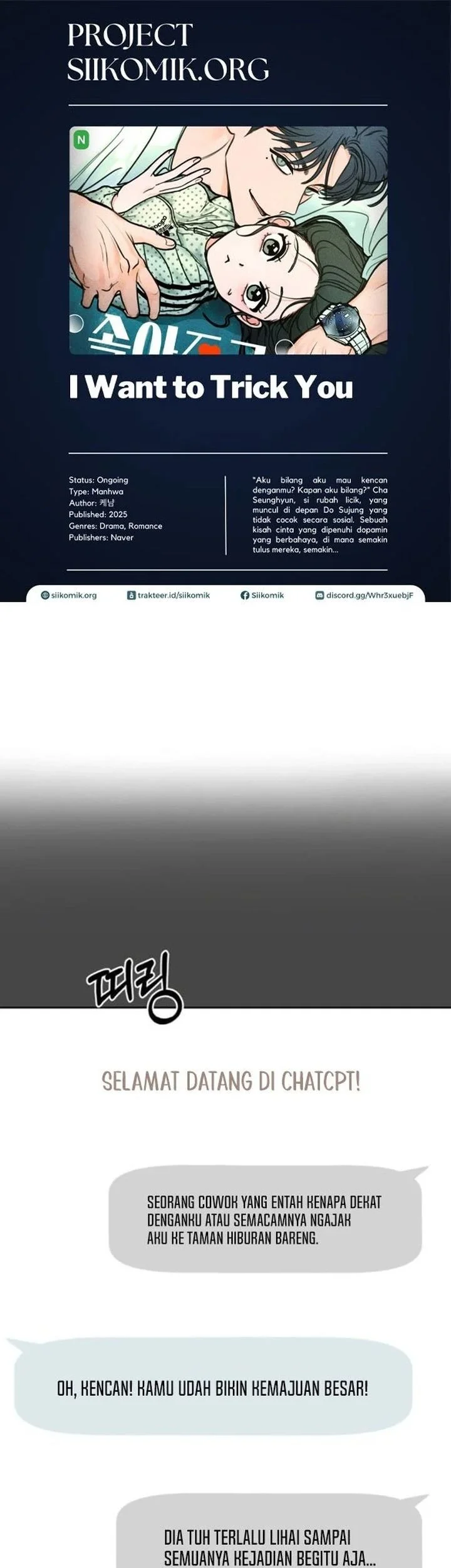 Komik I Want to Trick You Chapter 8 gambar 1