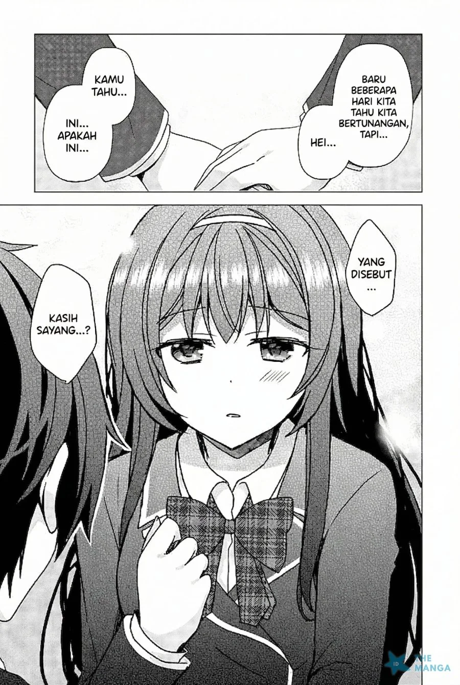 Iinazuke ga Dekita to Omottara, Sono Iinazuke ga Gakkou de Yuumei na “Akuyaku Reijou” Dattan dakedo, Dou Sureba Ii? Chapter 9 Gambar 10