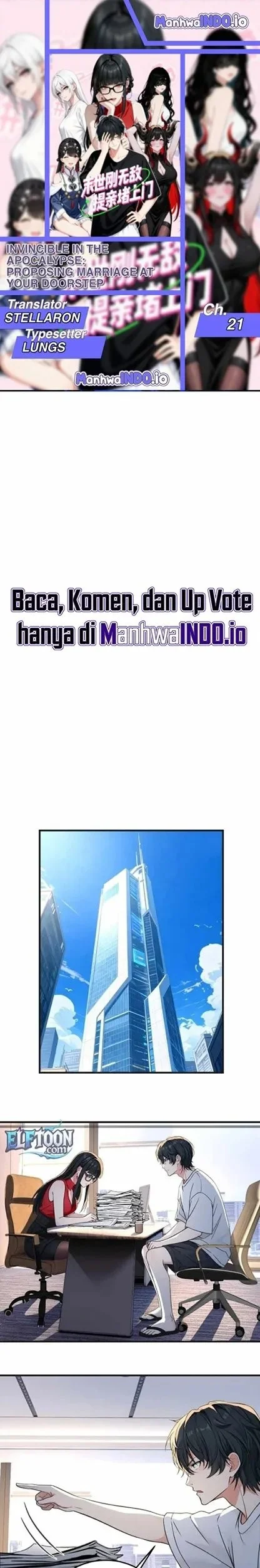 Komik Invincible in the Apocalypse: Proposing Marriage at Your Doorstep Chapter 21 gambar 1