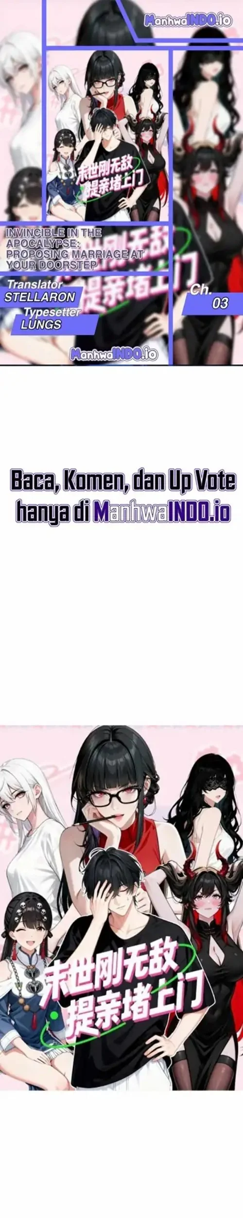 Komik Invincible in the Apocalypse: Proposing Marriage at Your Doorstep Chapter 3 gambar 1