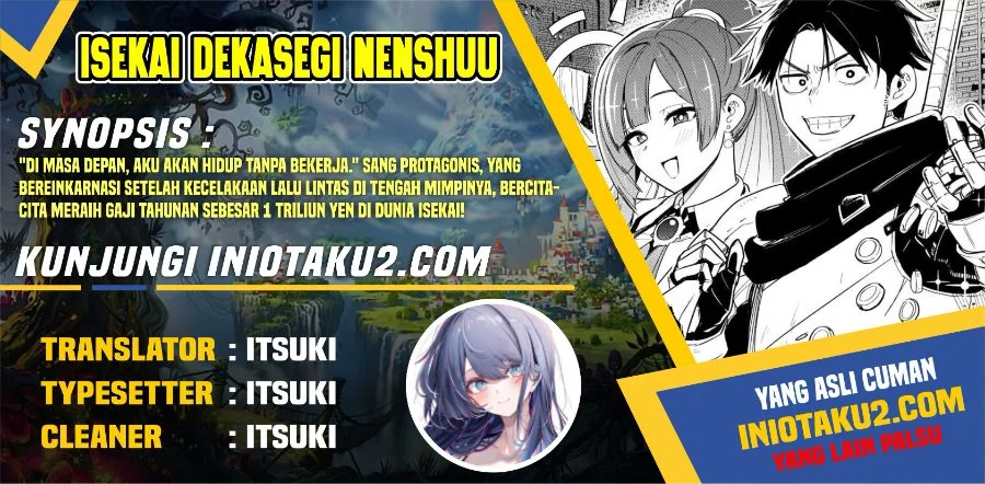 Komik Isekai Dekasegi - Nenshuu Icchouen wo Mochikaeru Kantan na Oshigoto Chapter 1.2 gambar 1