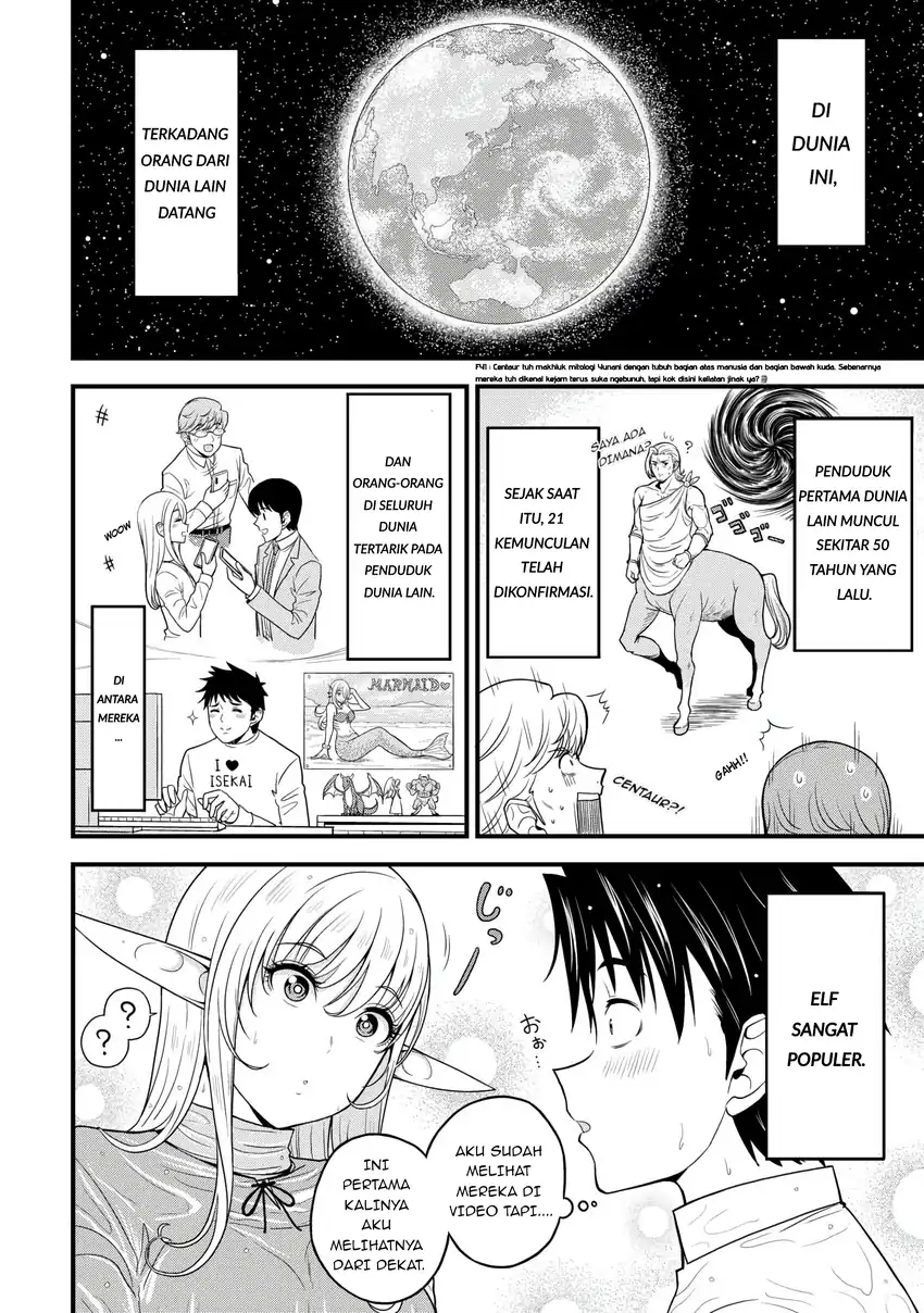 Isekai kara Elf-san ga Ochite Kita no desu ga!? Chapter 1 Gambar 11