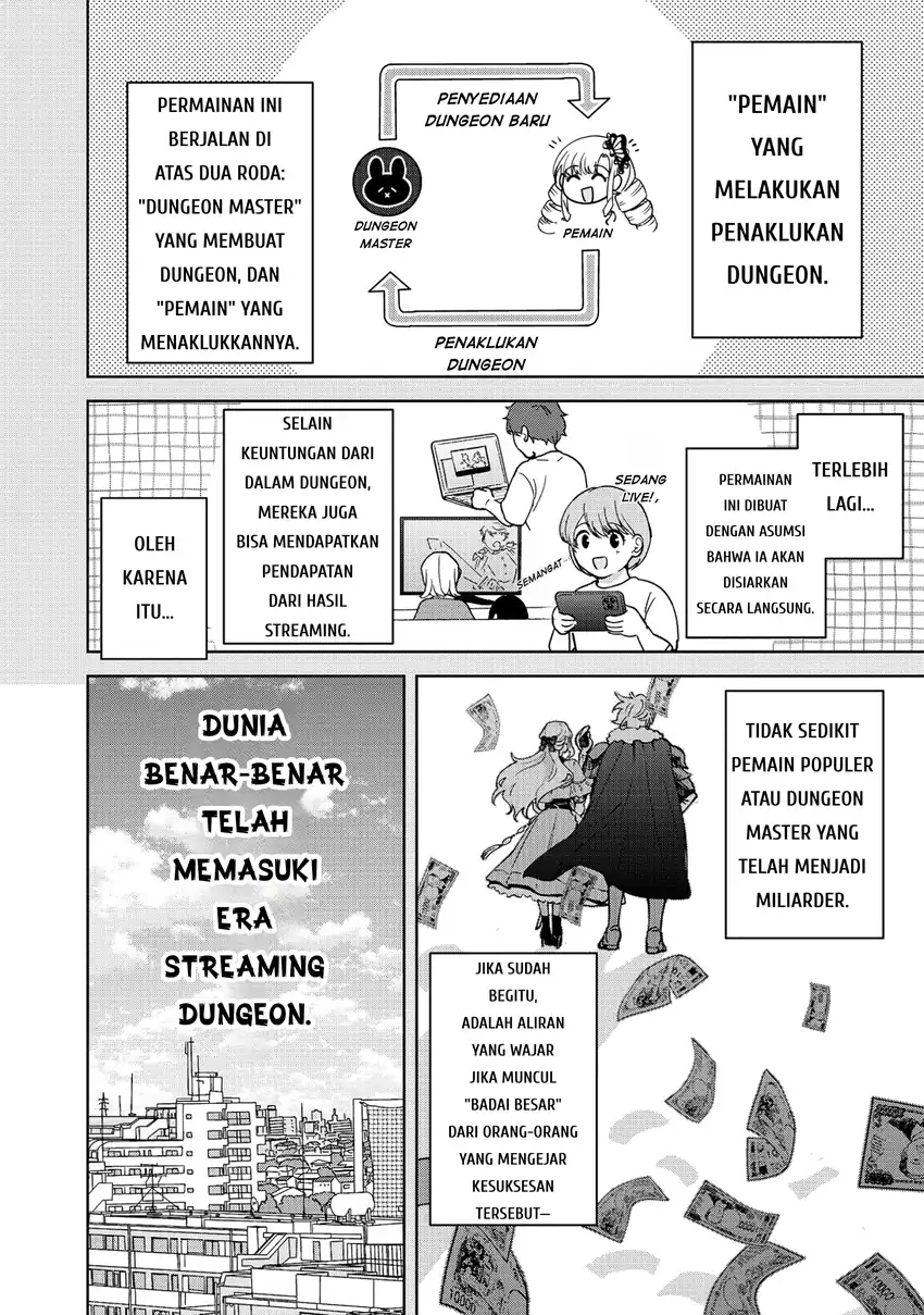 Itsuka Ojousama ni Naritai-kei Dungeon Haishinsha ga Honmono no Ojousama ni Naru made Chapter 1 Gambar 24