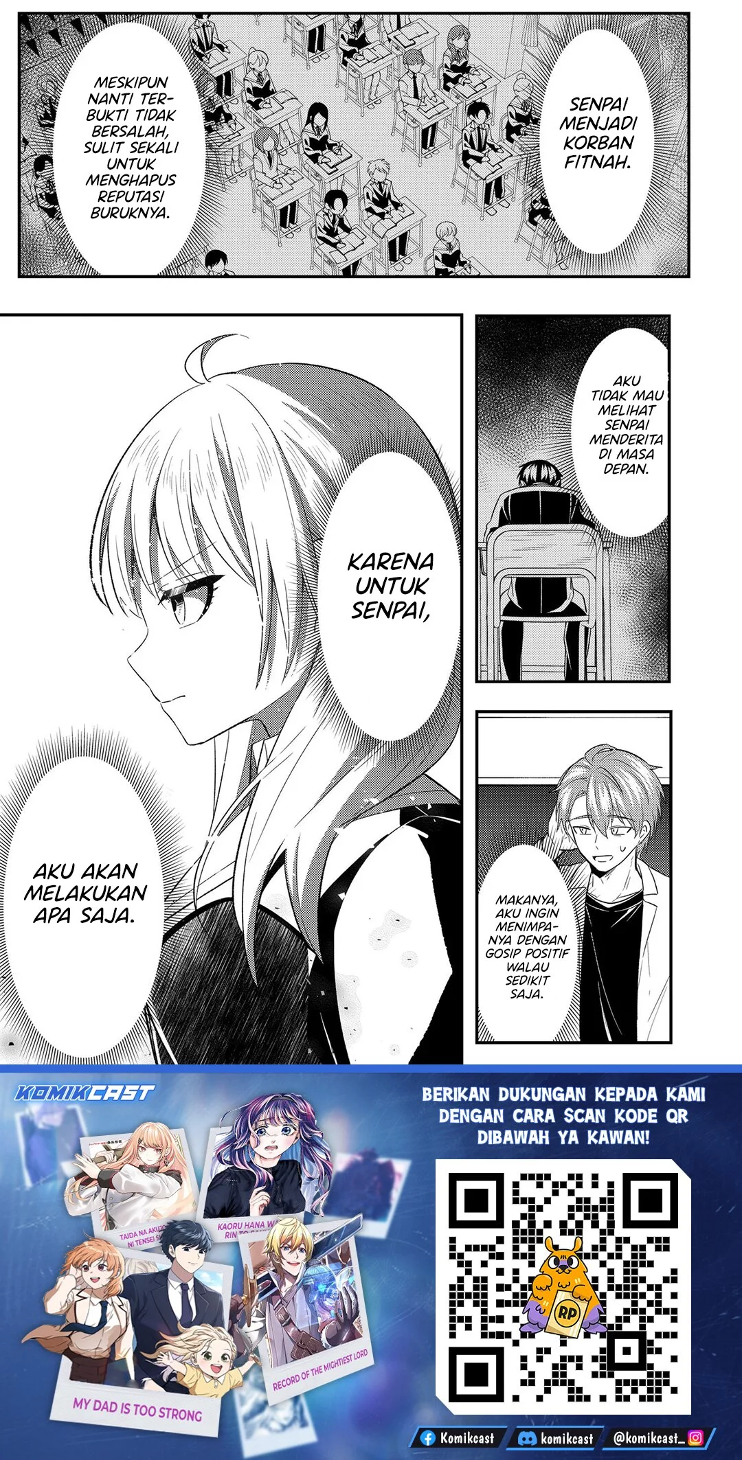 Jinsei Gyakuten Uwaki Sare, Enzai o Kiserareta Ore ga, Gakuen Ichi no Bishoujo ni Natsukareru Chapter 8.2 Gambar 14